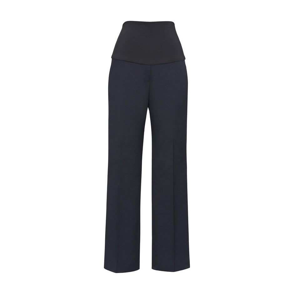 Biz Corporates Cool Stretch Womens Maternity Pant 10100 in Navy