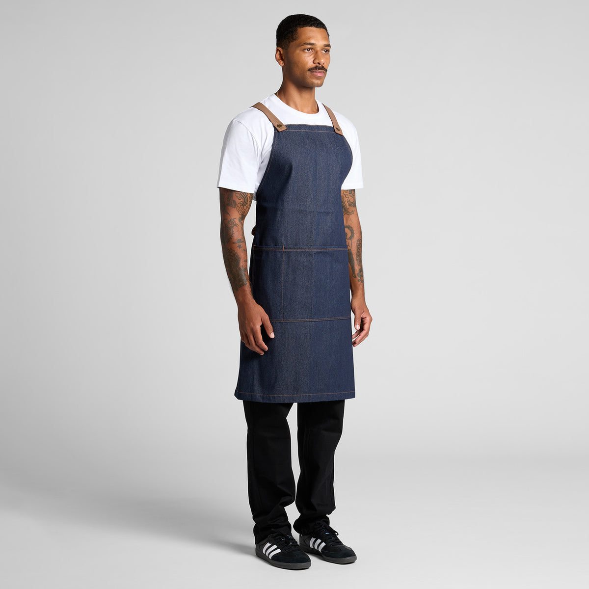 AS Colour Denim Apron 1084, turned view