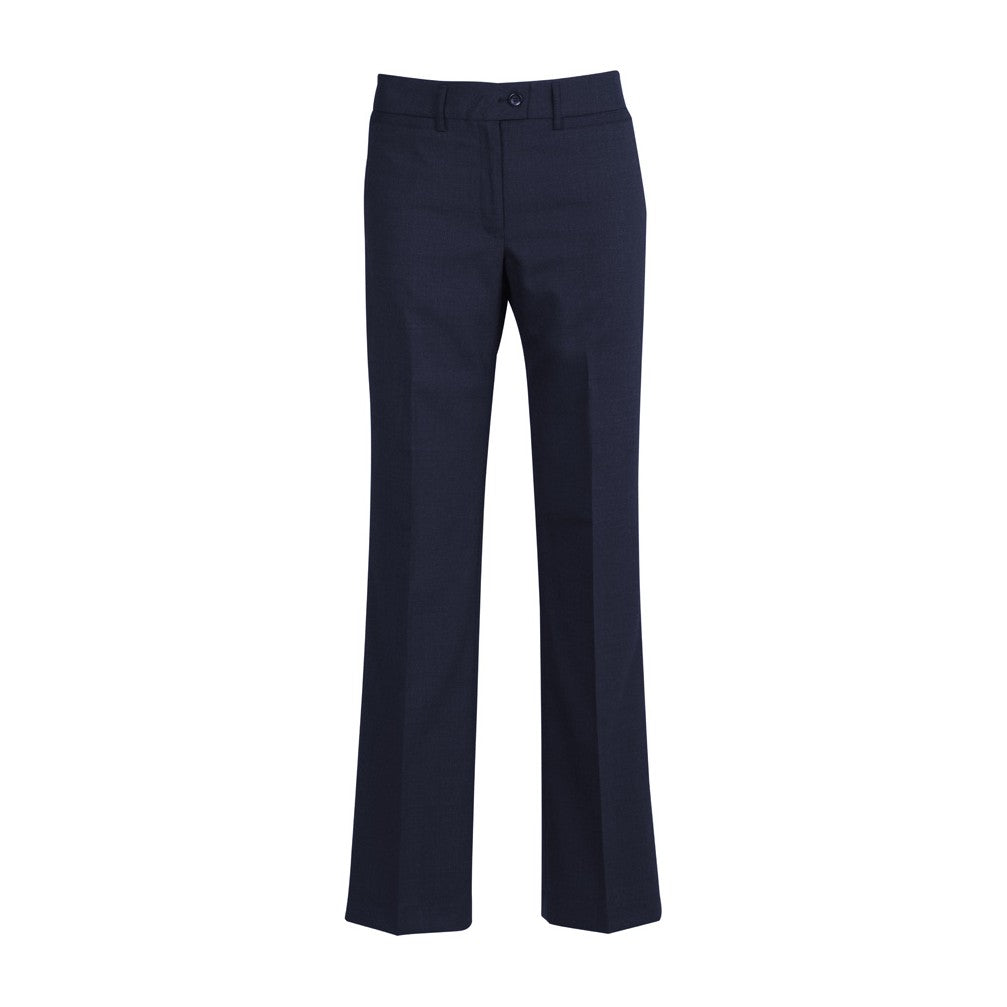 Biz Corporates Comfort Wool Stretch Womens Relaxed Pant 14011 in Navy