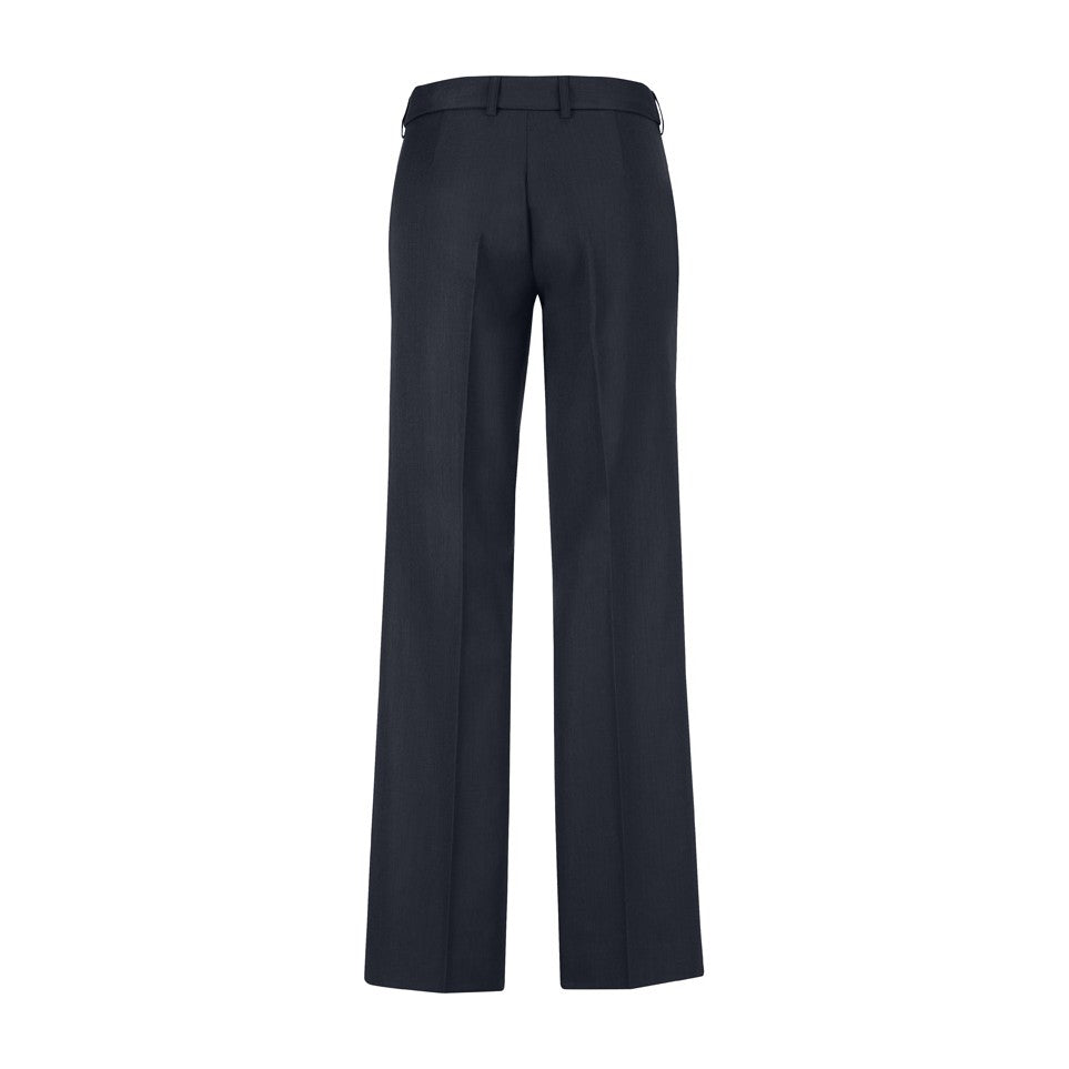 Biz Corporates Comfort Wool Stretch Womens Adjustable Waist Pant 14015 in Navy, view 2