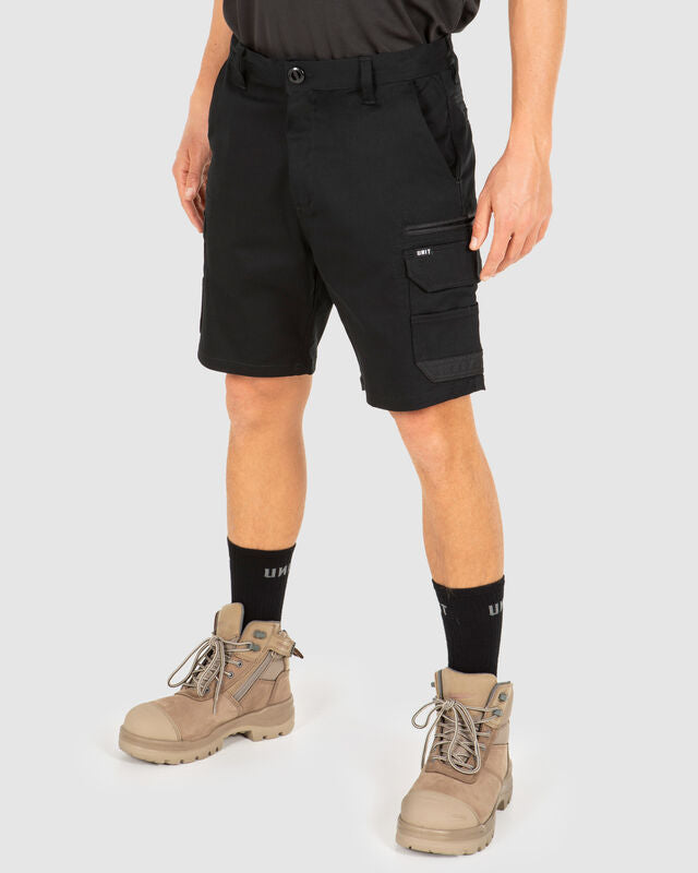 UNIT Demolition Mens Stretch Cargo Shorts 19"