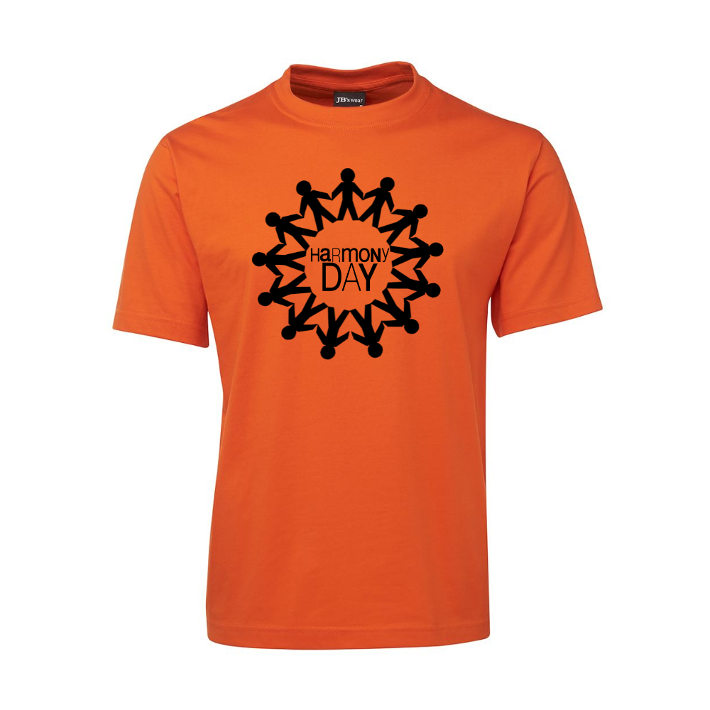Adults Harmony Day T-Shirt Circle Paper Chain