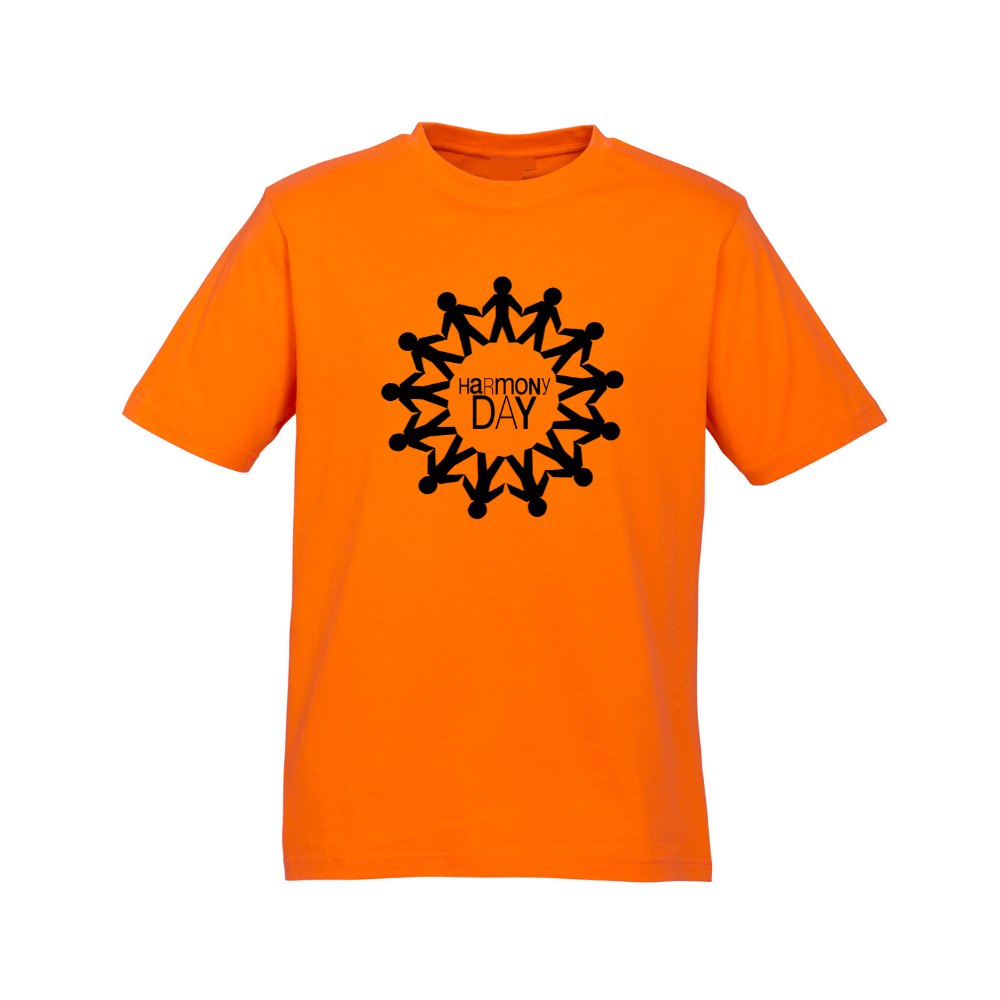 Adults Harmony Day T-Shirt Circle Paper Chain