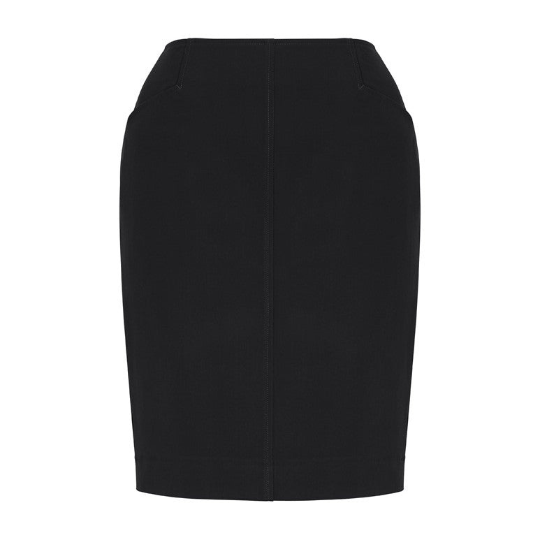 Biz Corporates Siena Womens Bandless Pencil Skirt 20717 in Black