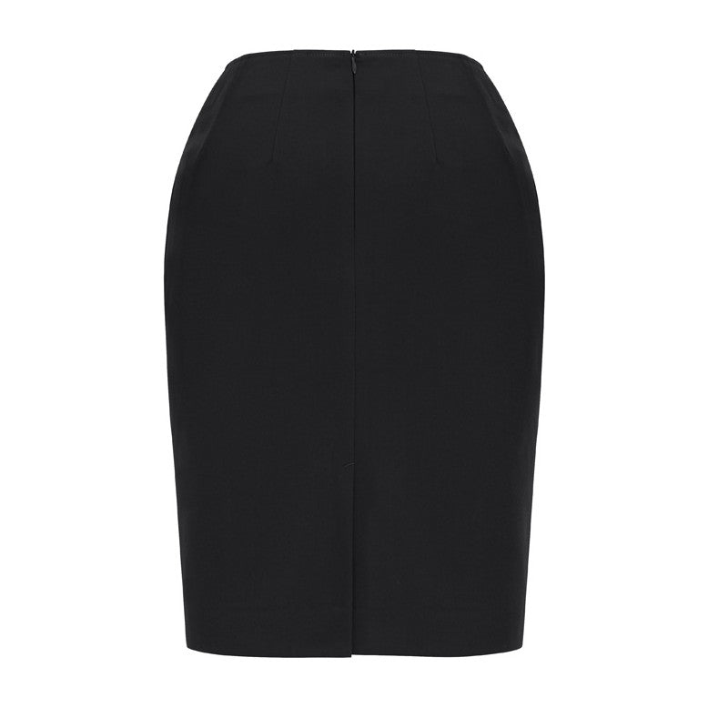 Biz Corporates Siena Womens Bandless Pencil Skirt 20717 in Black, view 2