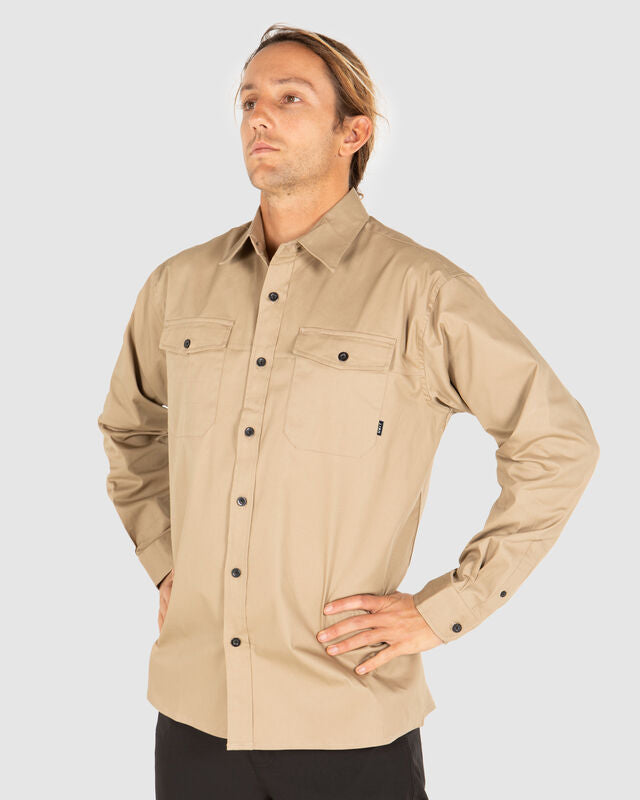 UNIT Task Mens Stretch Long Sleeve Shirt