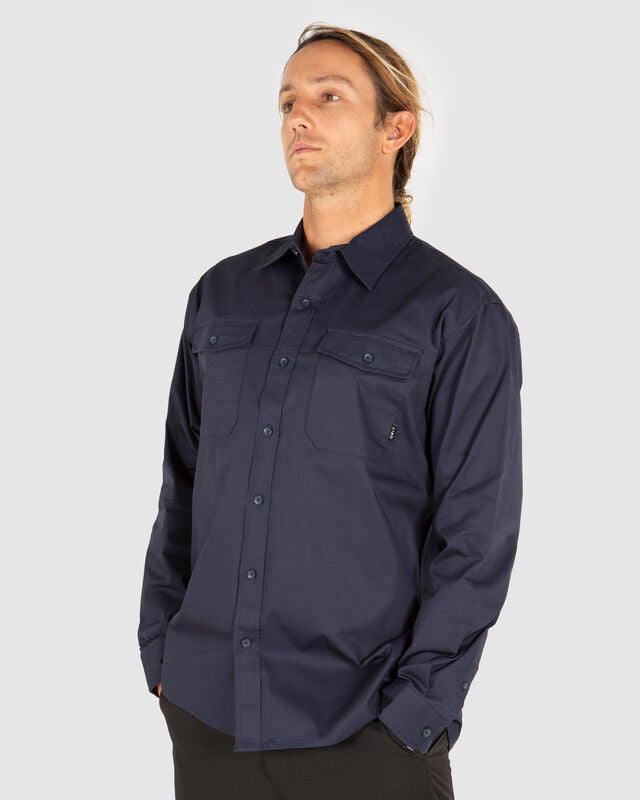 UNIT Task Mens Stretch Long Sleeve Shirt