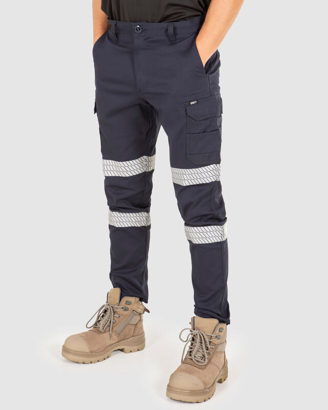 UNIT Strike Mens Reflective Stretch Work Pants