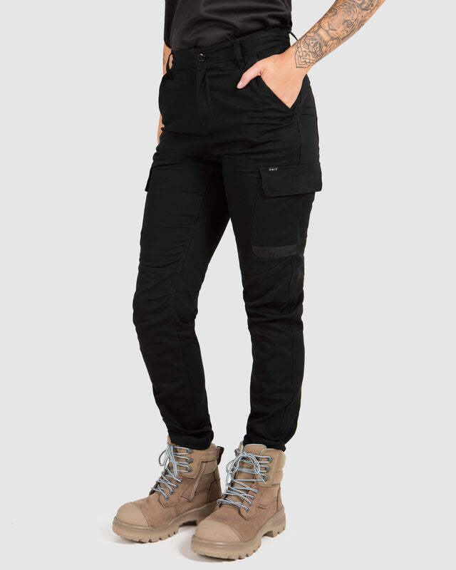 UNIT Staple Ladies Stretch Cargo Work Pants
