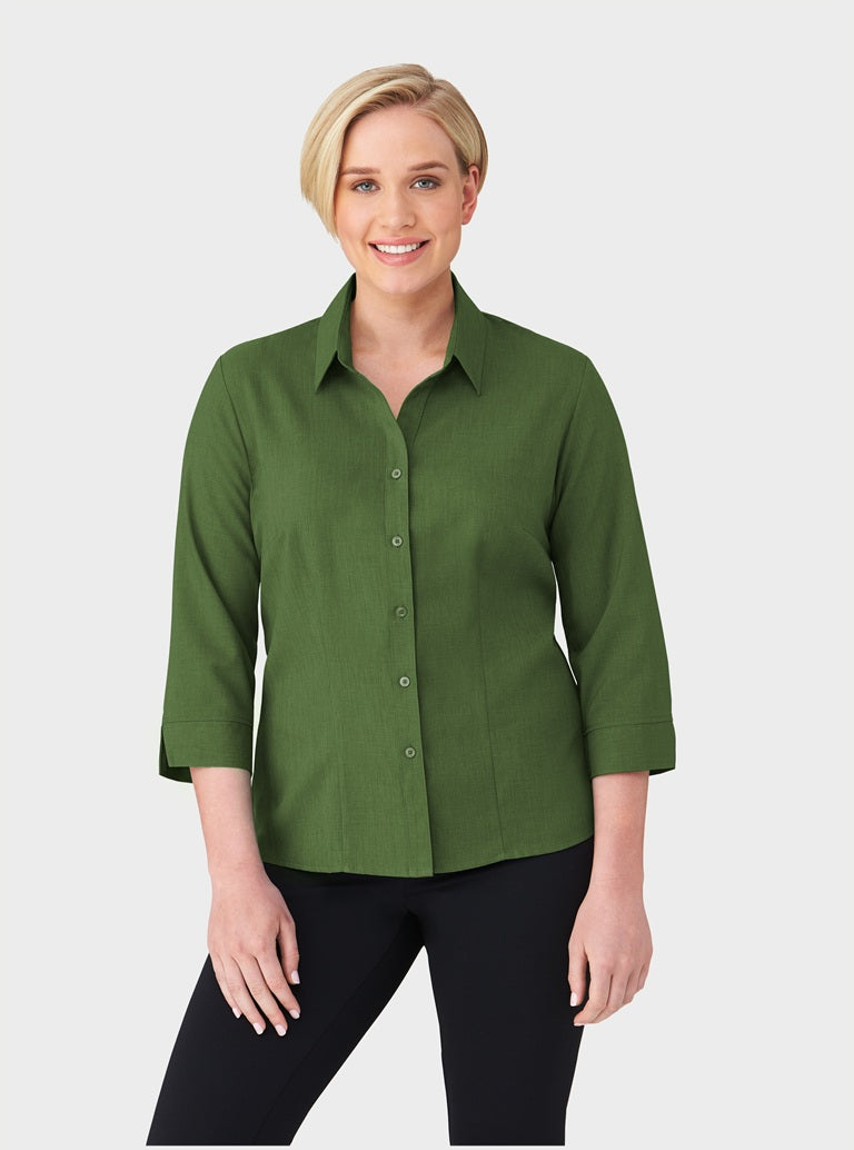 City Collection Ezylin 3/4 Sleeve Shirt