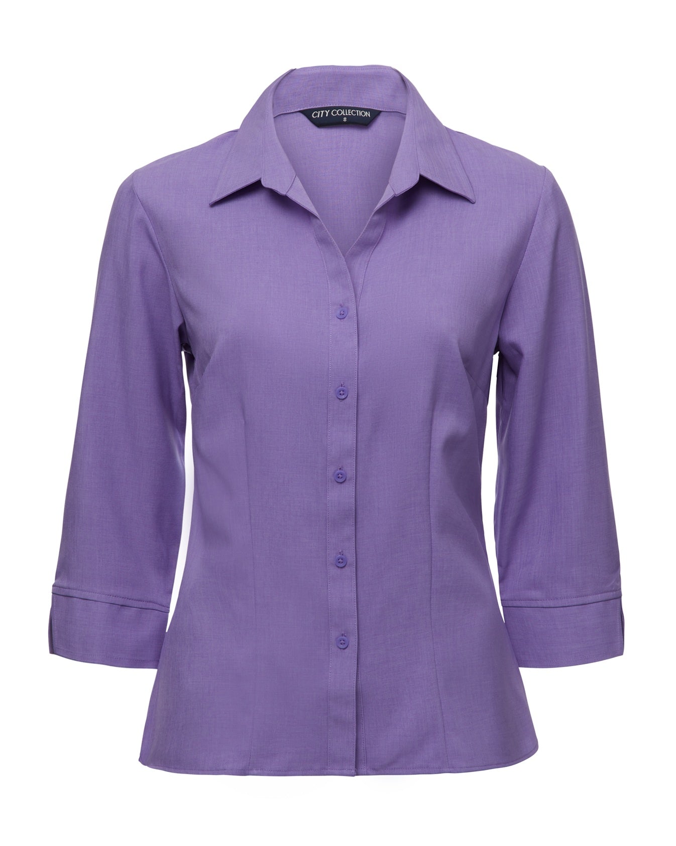 City Collection Ezylin 3/4 Sleeve Shirt