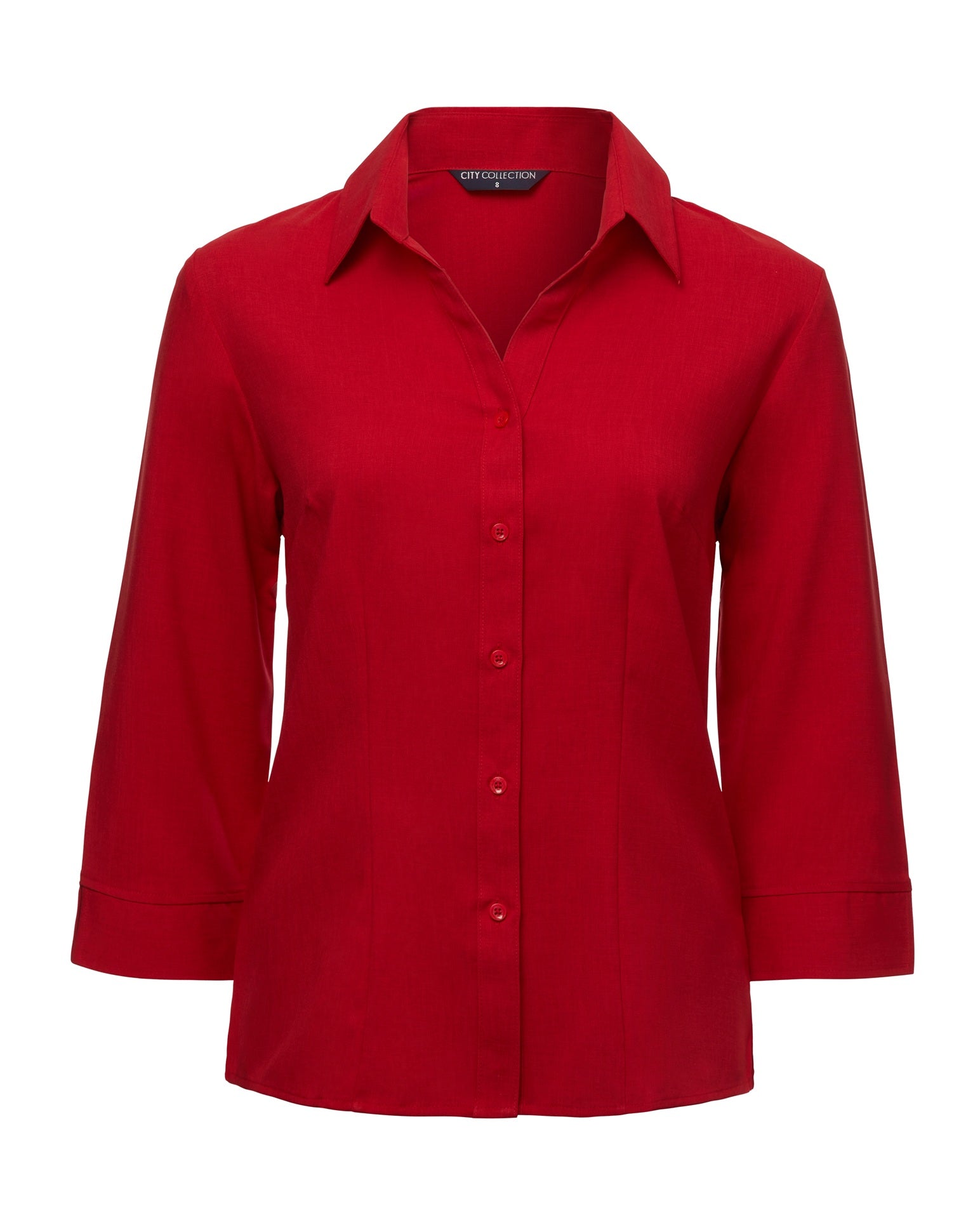 City Collection Ezylin 3/4 Sleeve Shirt