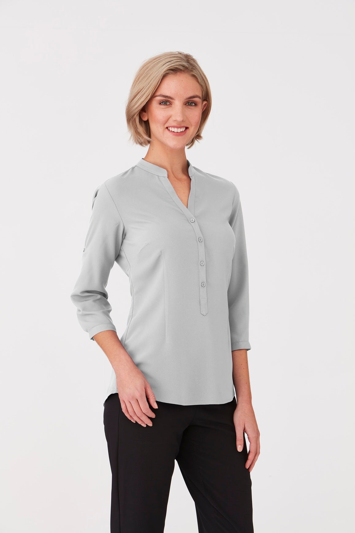 City Collection So Ezy 3/4 Sleeve Shirt