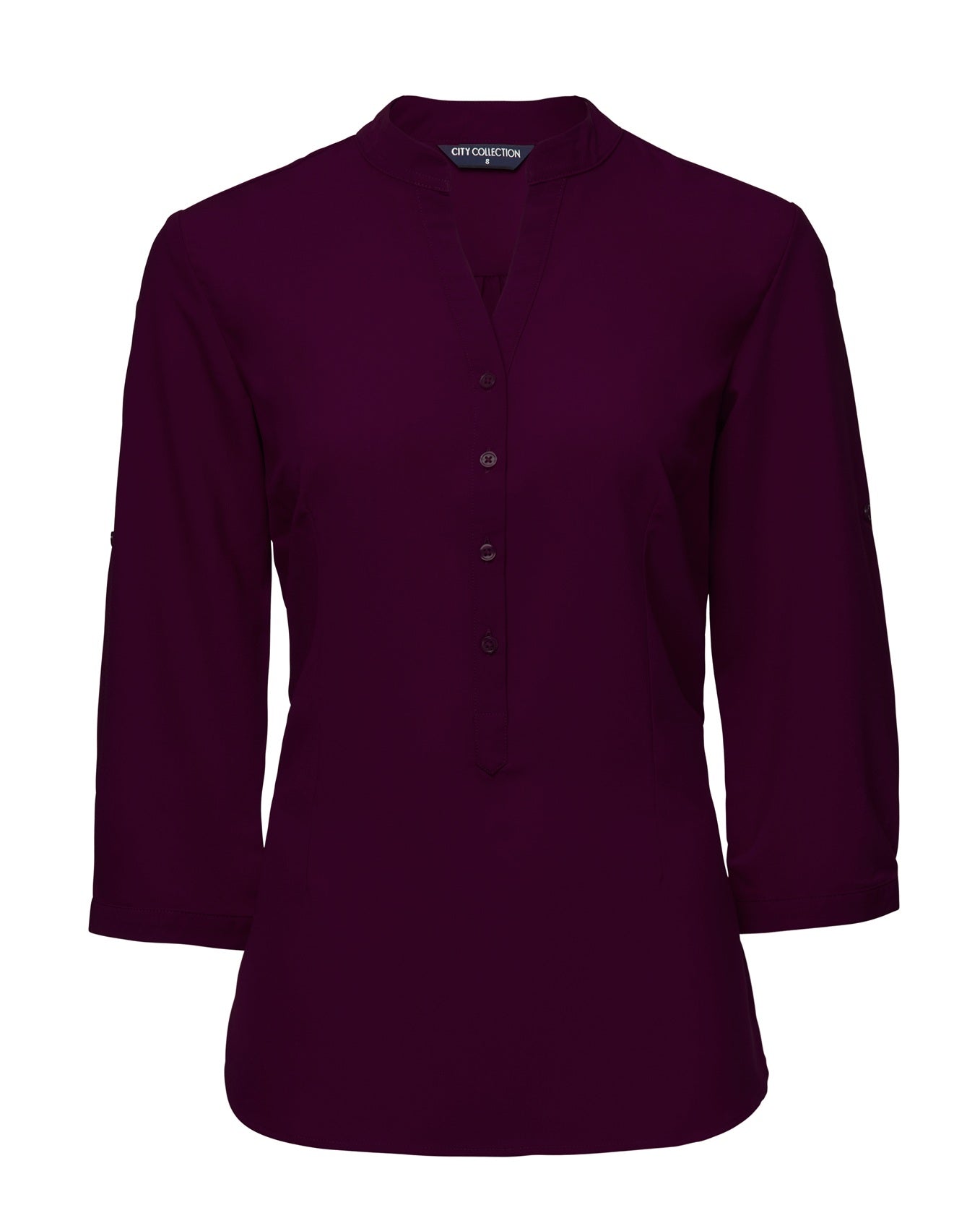 City Collection So Ezy 3/4 Sleeve Shirt