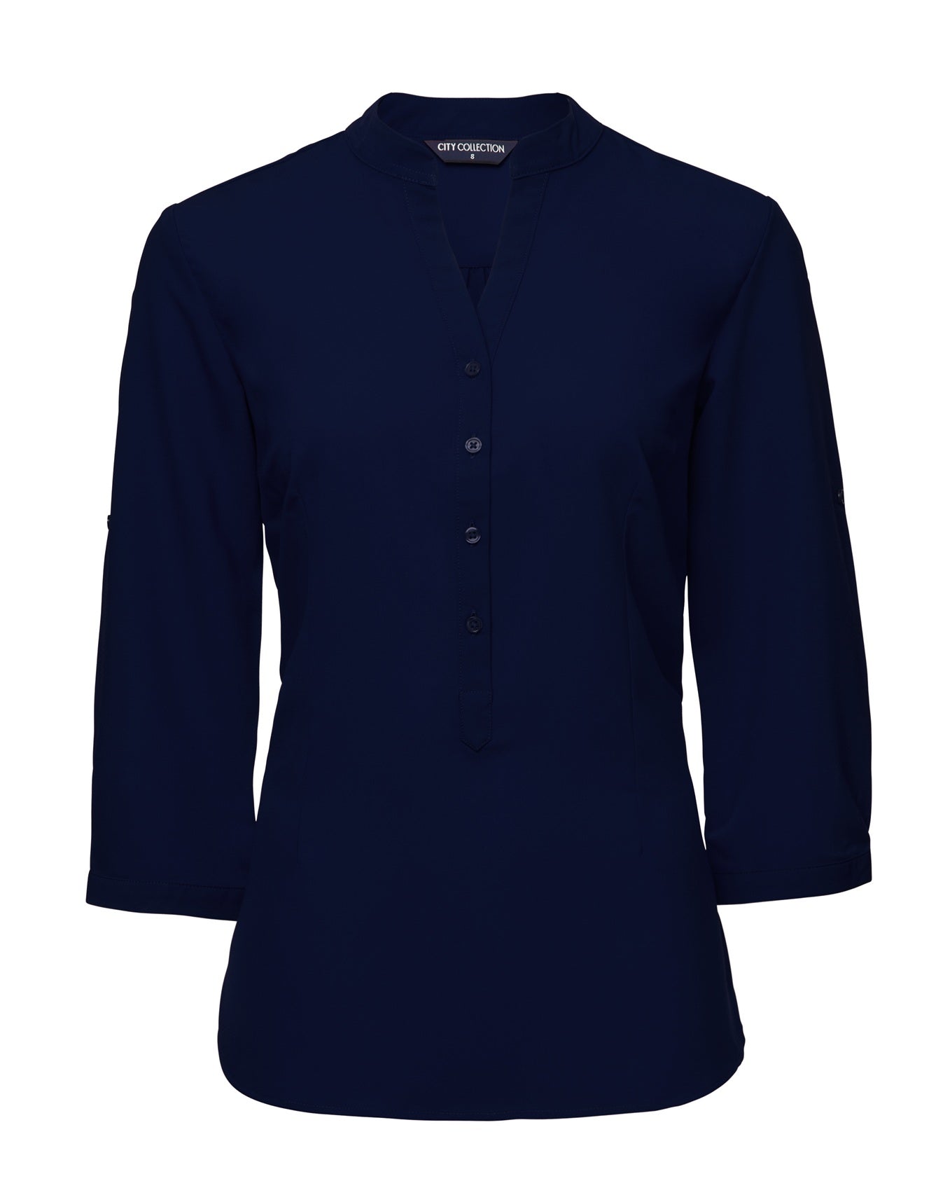 City Collection So Ezy 3/4 Sleeve Shirt