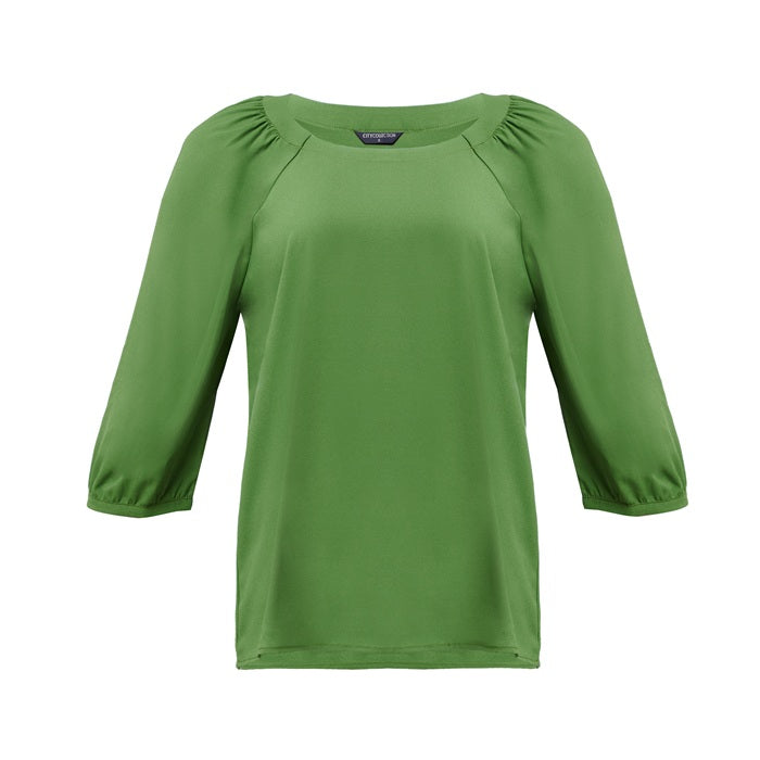 City Collection Marilyn Half Sleeve Women's Top 2271 in Kelly Green