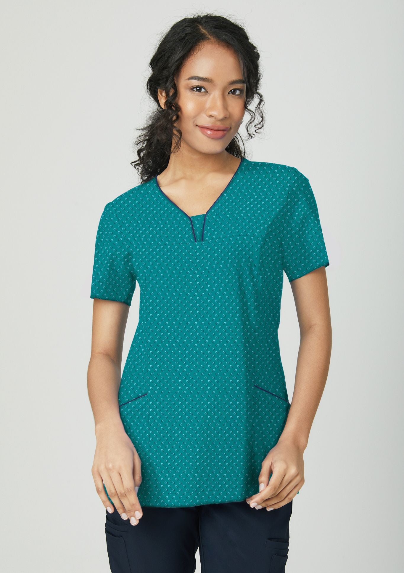 City Collection Heart Print Tunic