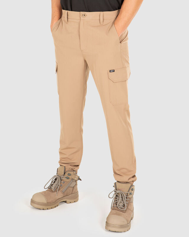 UNIT Demolition Flexlite Cuffed Mens Lightweight Stretch Cargo Pants