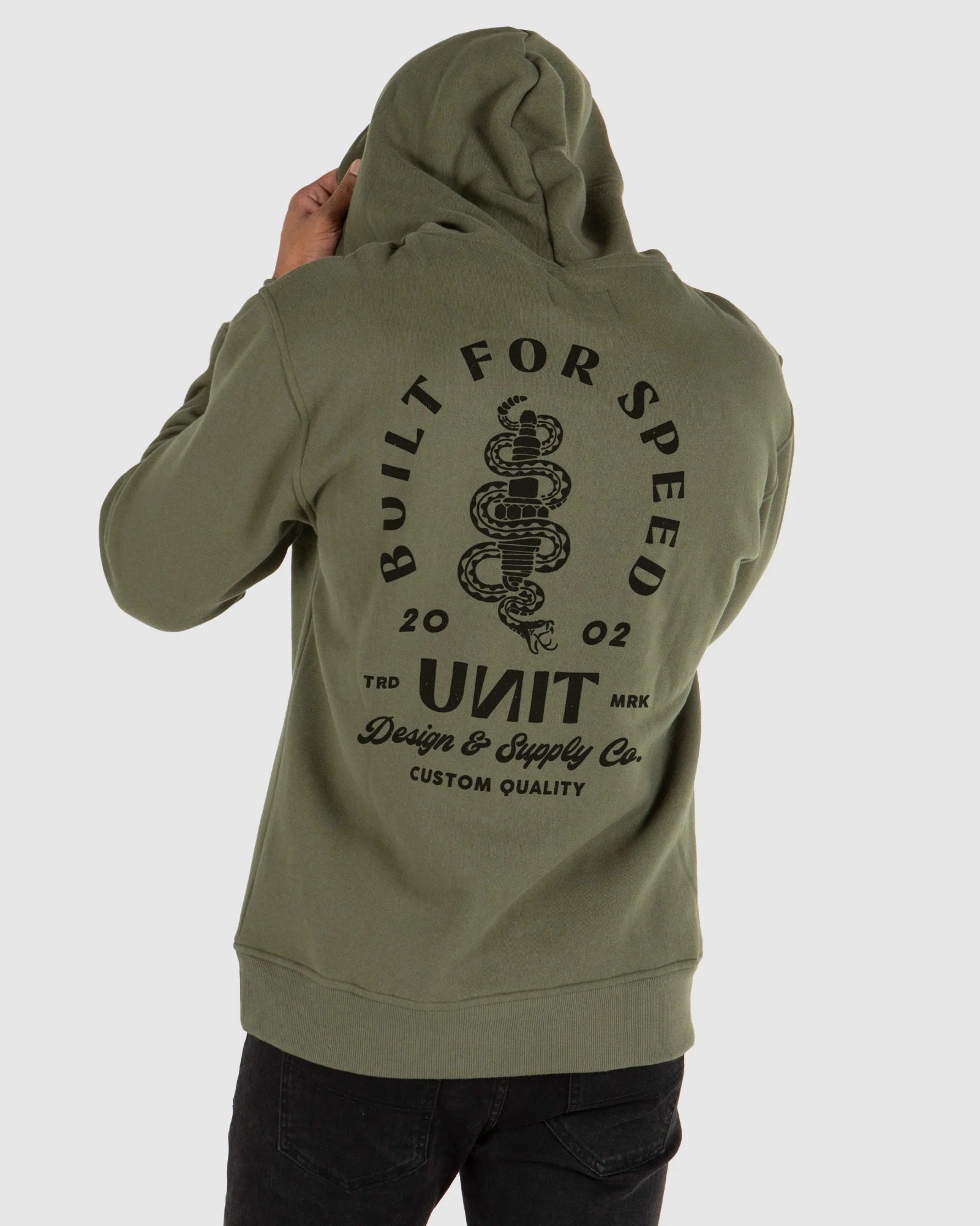 UNIT Mens Rattle Pullover Hoodie