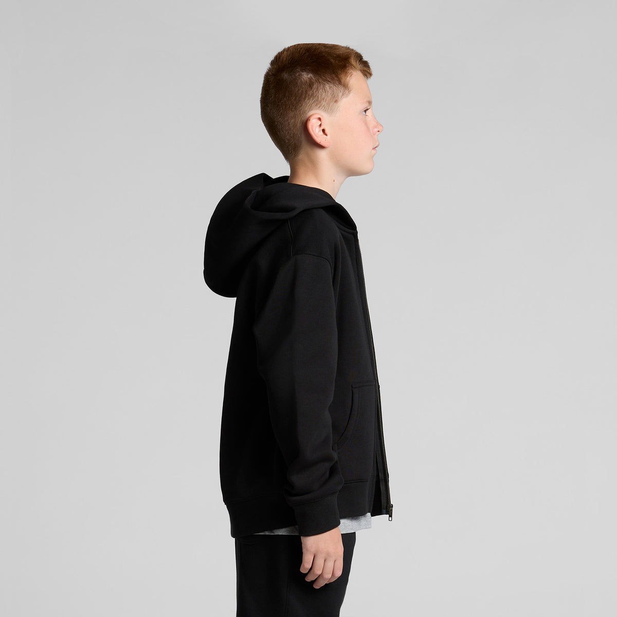 AS Colour Youth Relax Zip Hood 3039, side view