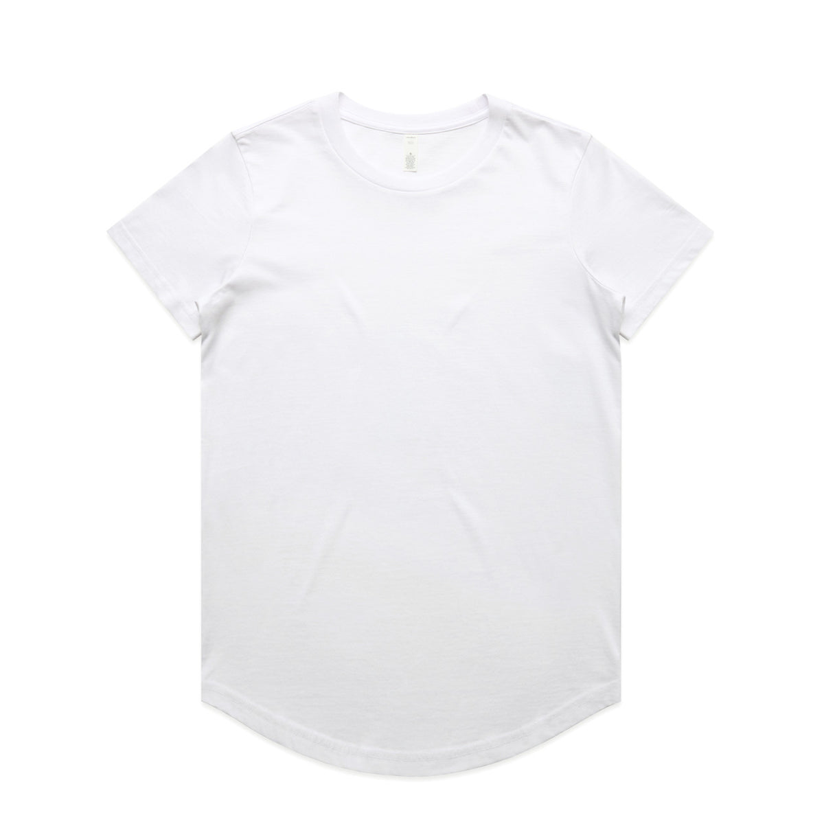 AS Colour Womens Maple Curve Tee 4024 in White