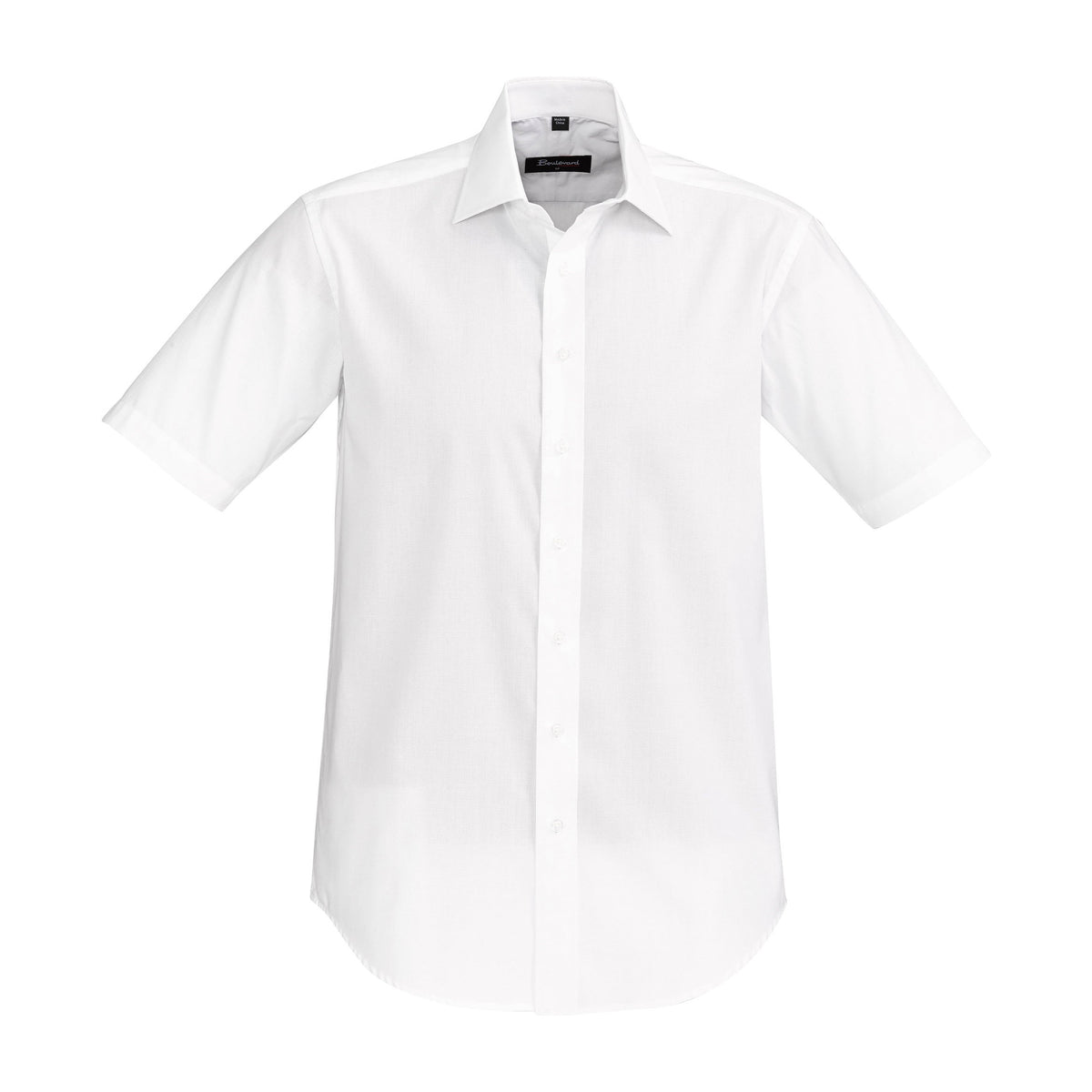 Biz Corporates Hudson Mens Short Sleeve Shirt 40322 in White