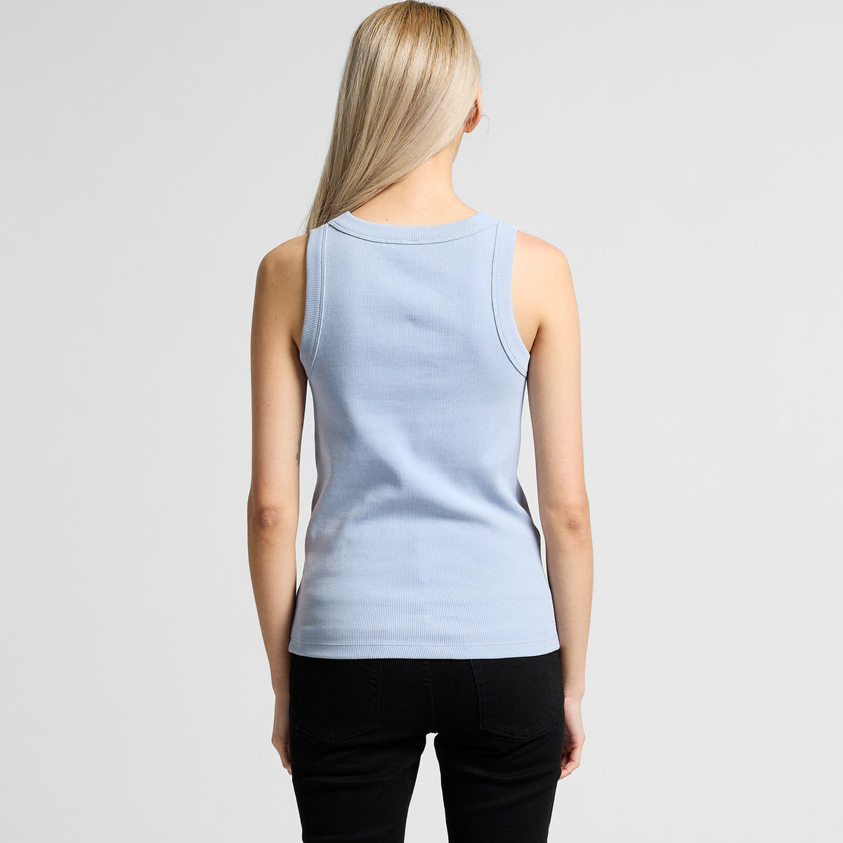 AS Colour Womens Organic Rib Tank 4063G, back view