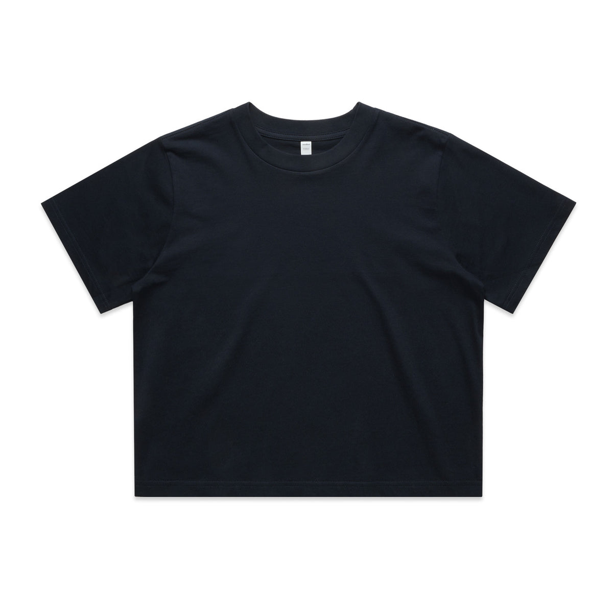 AS Colour Womens Classic Crop Tee 4072 in Navy