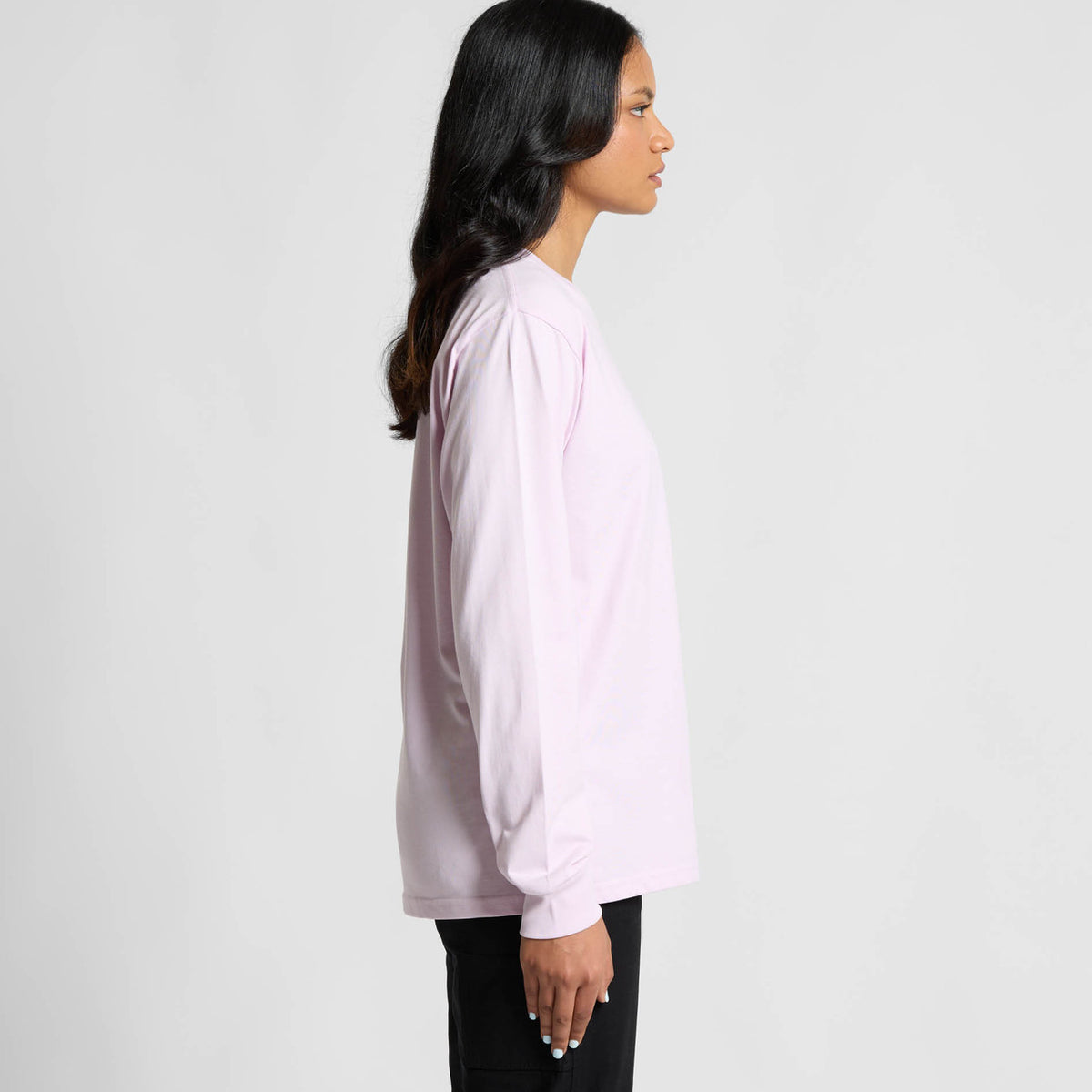 AS Colour Womens Classic Long Sleeve Tee 4073, side view