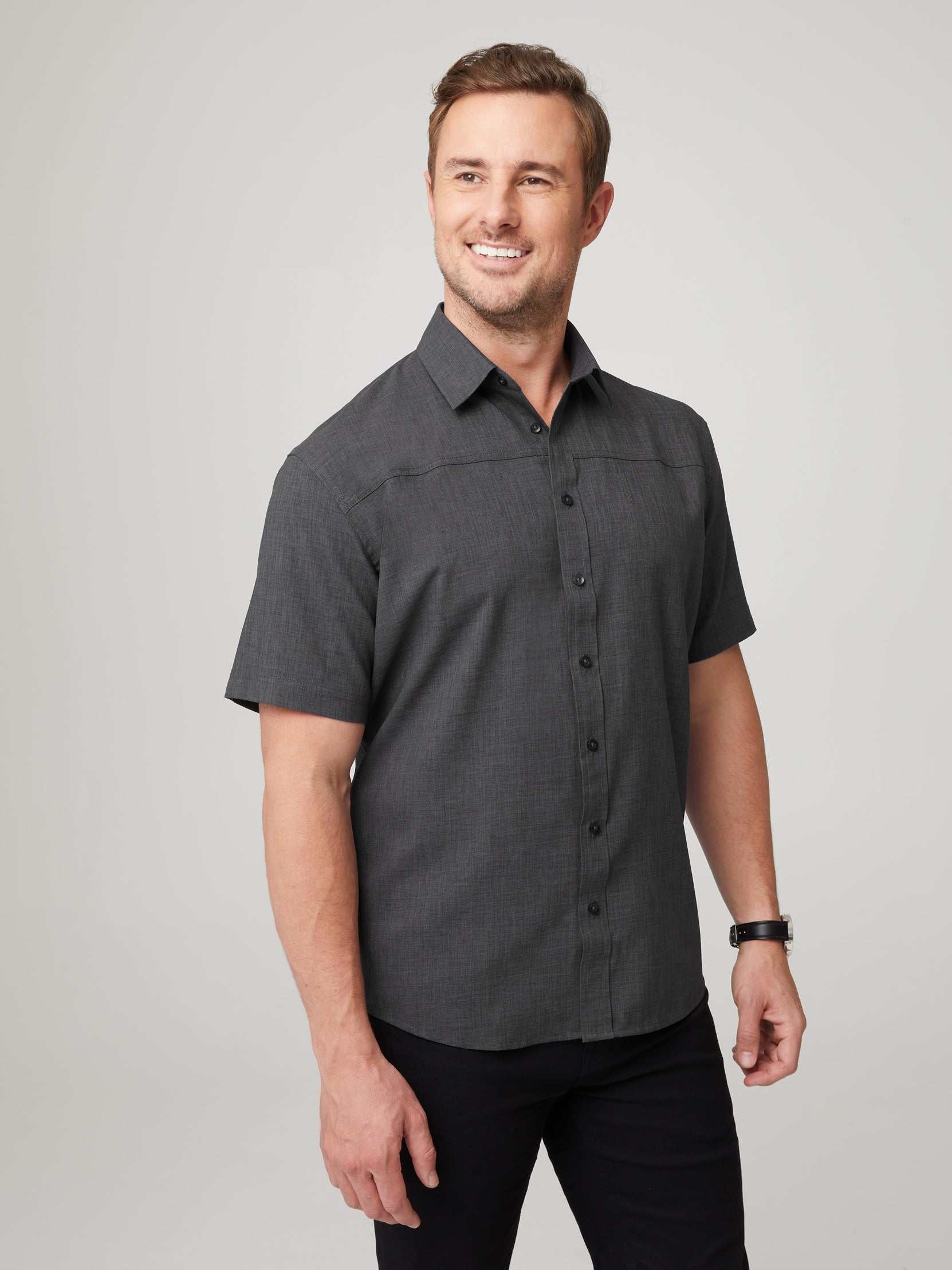 City Collection Ezylin Mens Short Sleeve Shirt