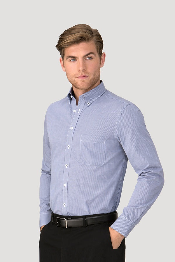 City Collection Pippa Mens Check Long Sleeve Shirt 4222