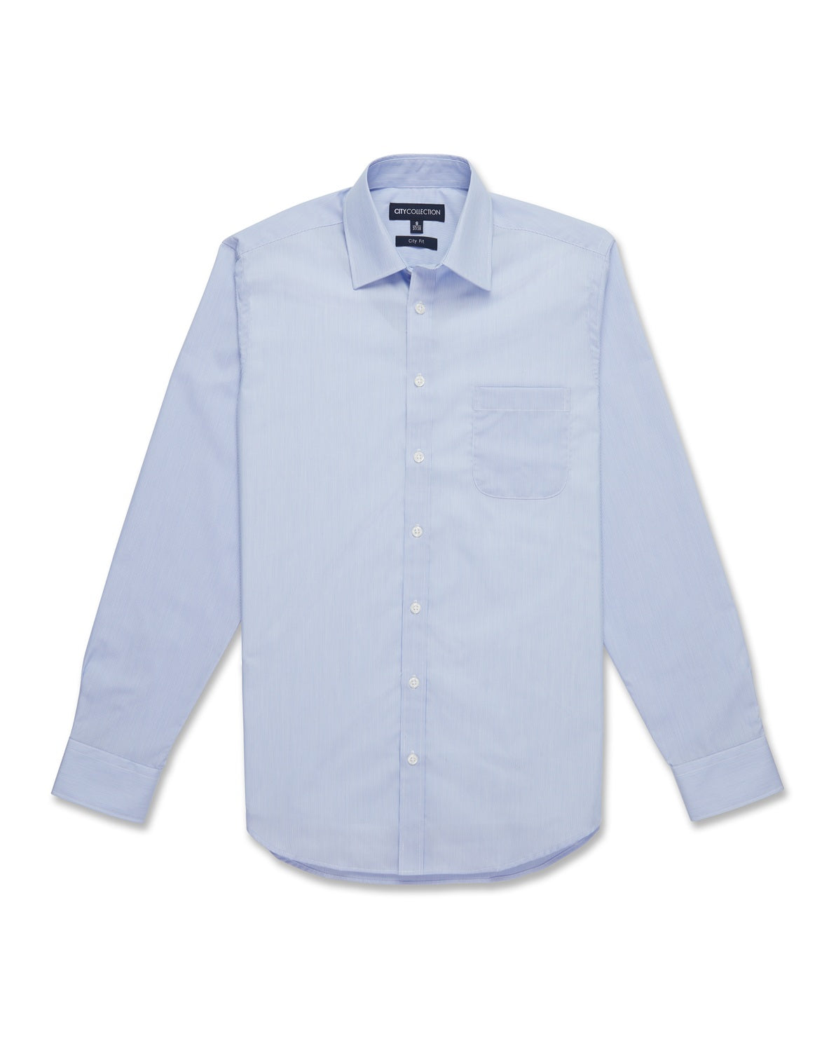City Collection Mens Pinfeather Long Sleeve Shirt