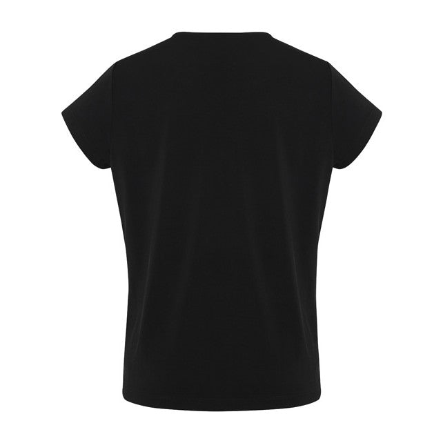 Biz Corporates Blaise Womens Short Sleeve Top 44412 in Black, view 2