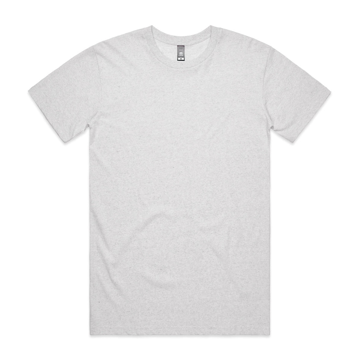 AS Colour Staple Marle Tee 5001M in White Marle