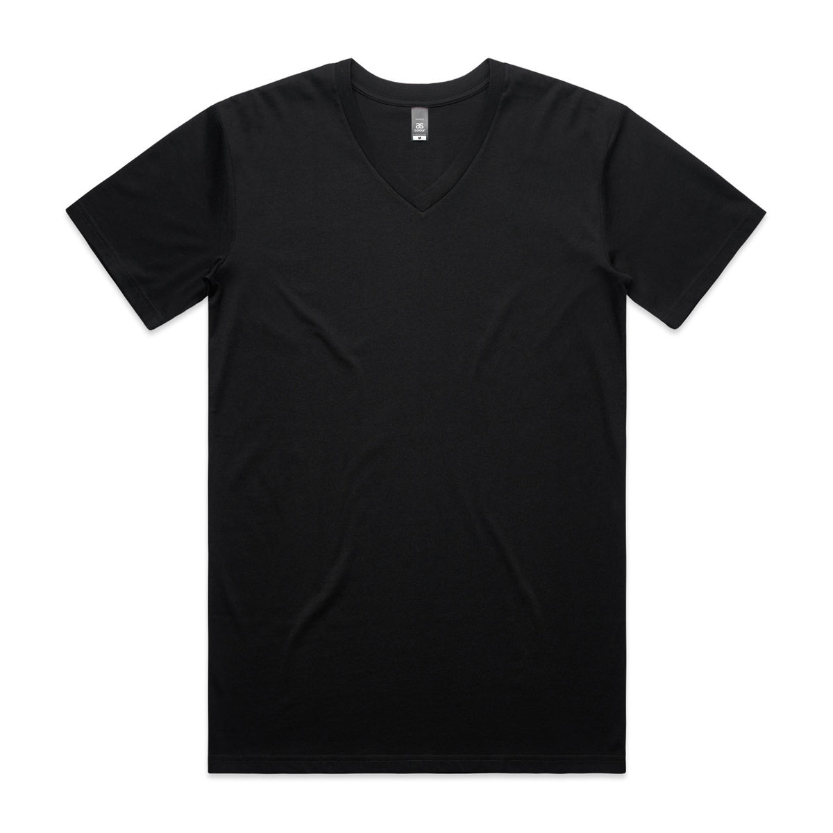 AS Colour Staple V Neck Tee 5001V in Black