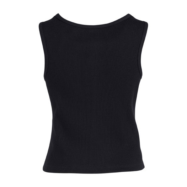 Biz Corporates Cool Stretch Womens Peaked Vest with Knitted Back 50111 in Black, view 2