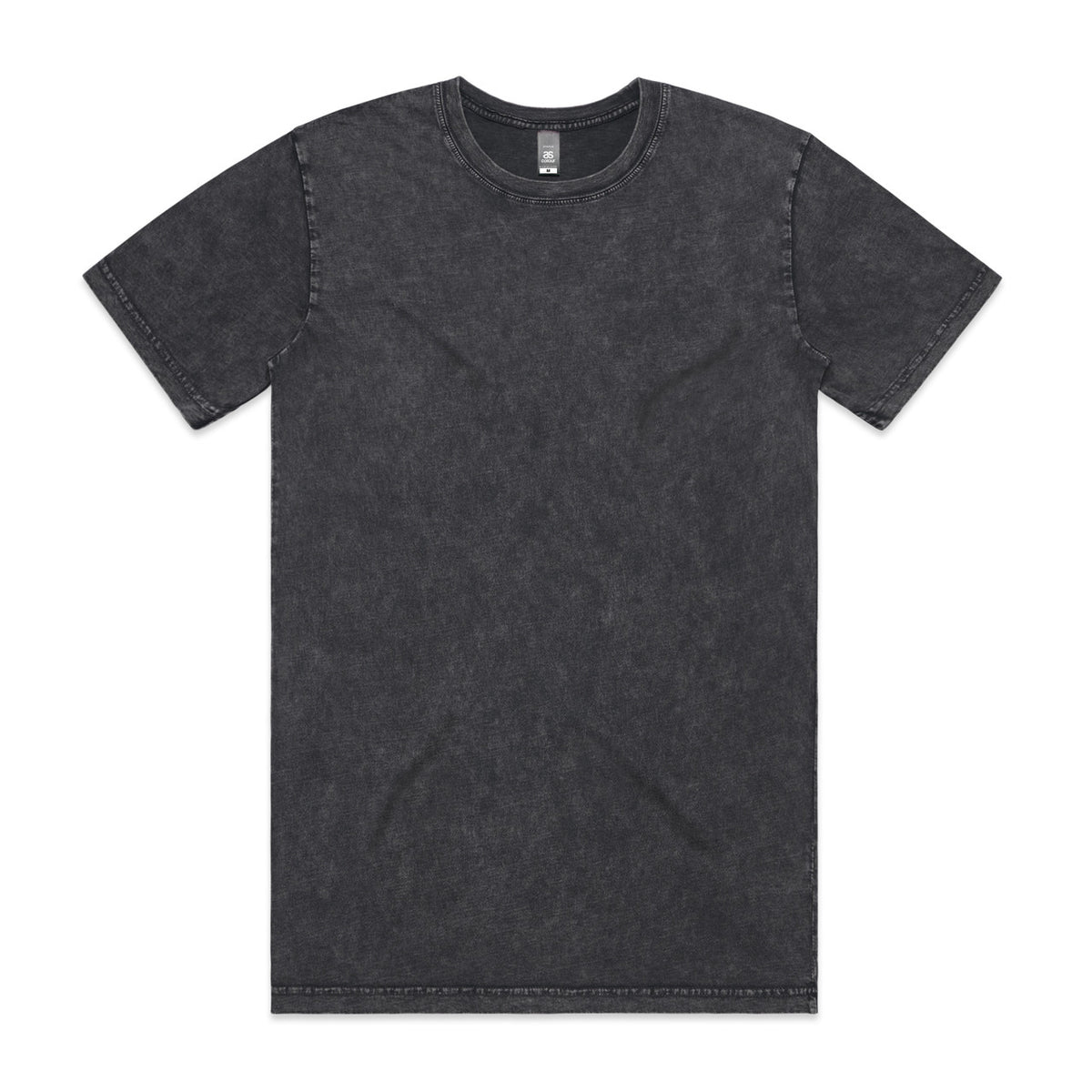 AS Colour Staple Stone Wash Tee 5040 in Black Stone