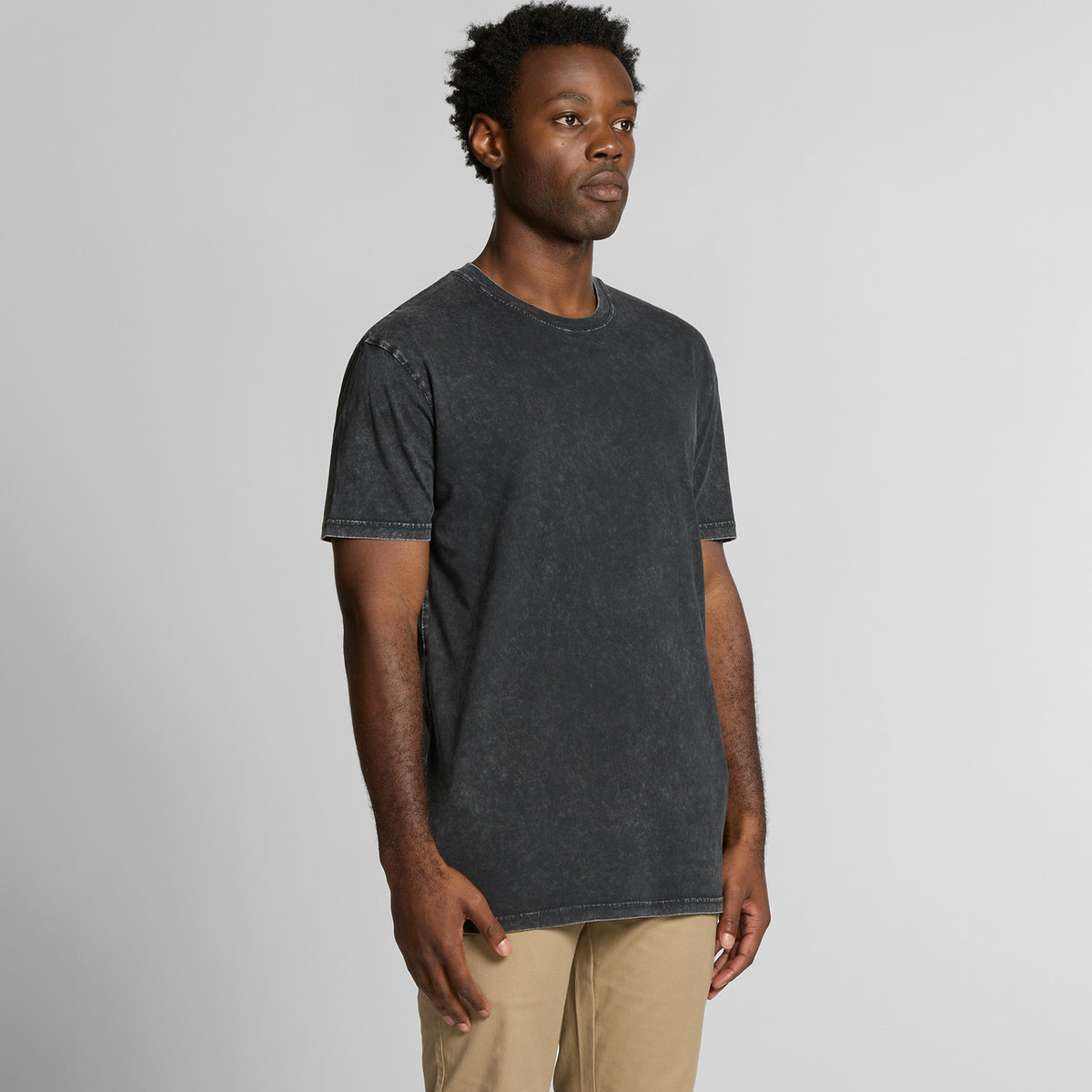 AS Colour Staple Stone Wash Tee 5040, turned view