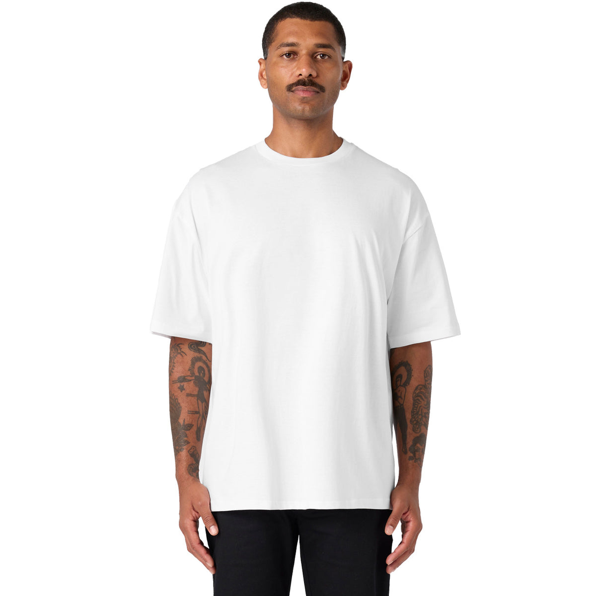AS Colour Block Oversized Tee 5052, front view