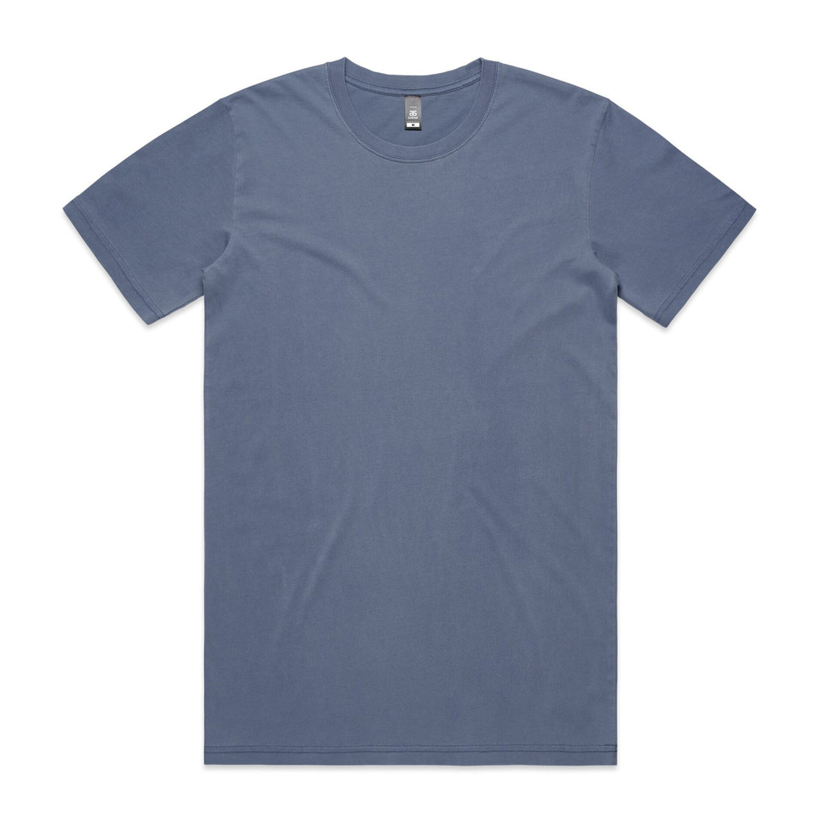 AS Colour Staple Faded Tee 5065 in Faded Blue