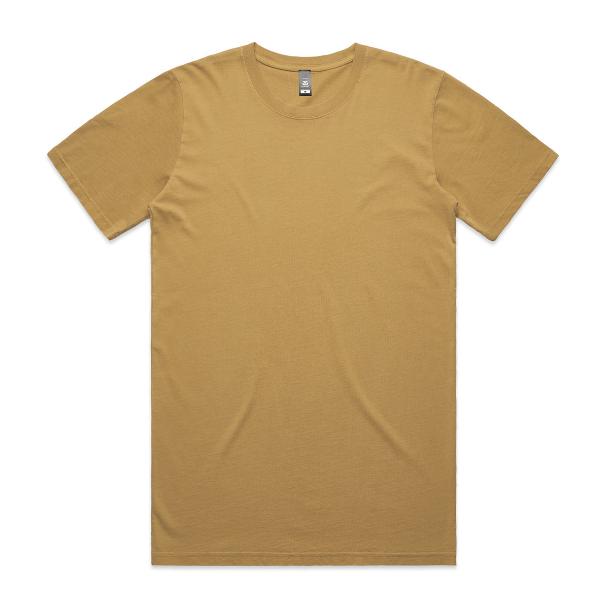 AS Colour Staple Faded Tee 5065 in Faded Mustard