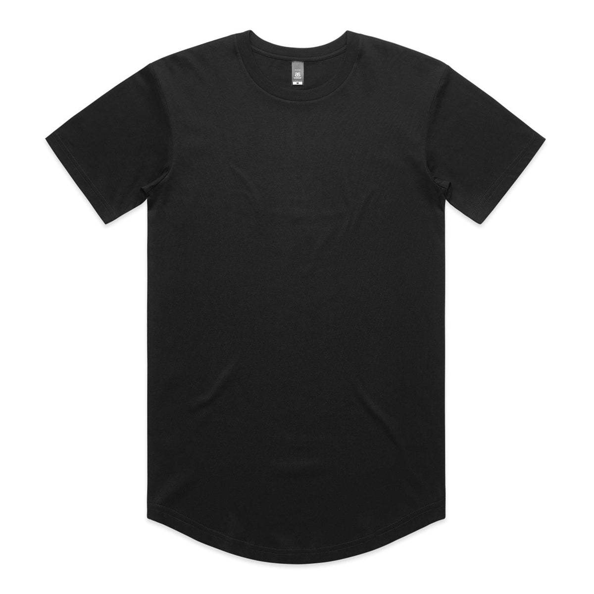 AS Colour Staple Curve Tee 5076 in Black