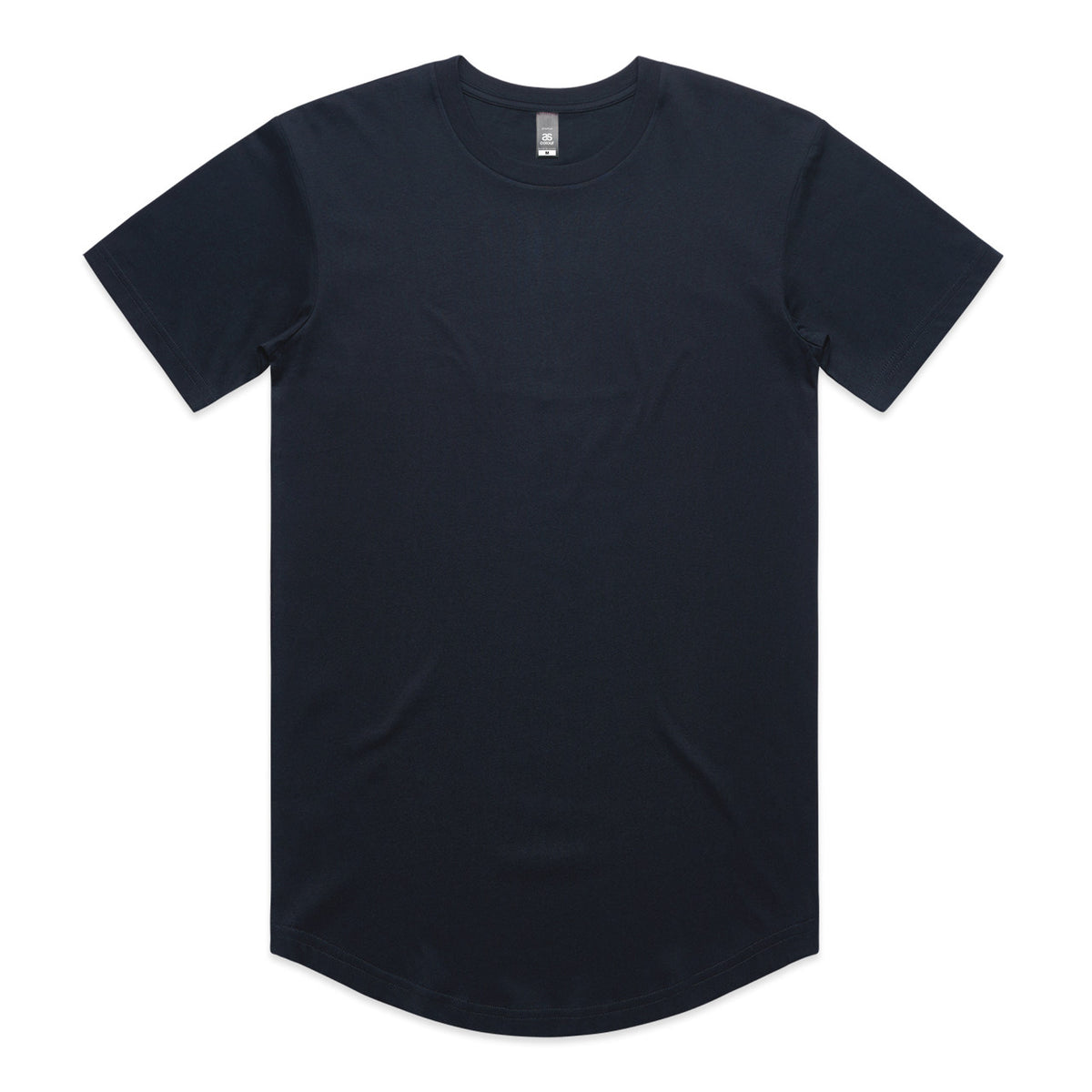 AS Colour Staple Curve Tee 5076 in Navy