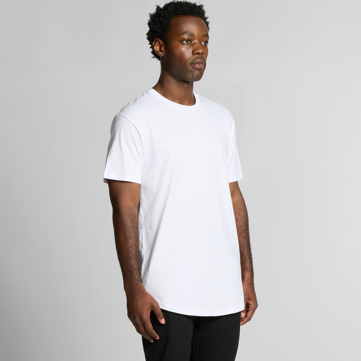 AS Colour Staple Curve Tee 5076, turned view