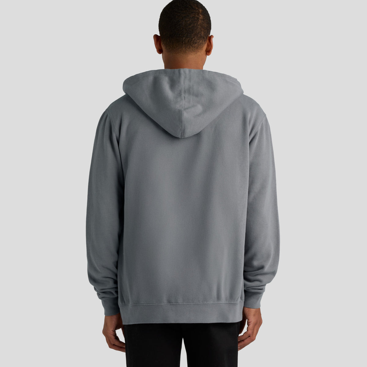 AS Colour Stencil Zip Hood 5104, back view