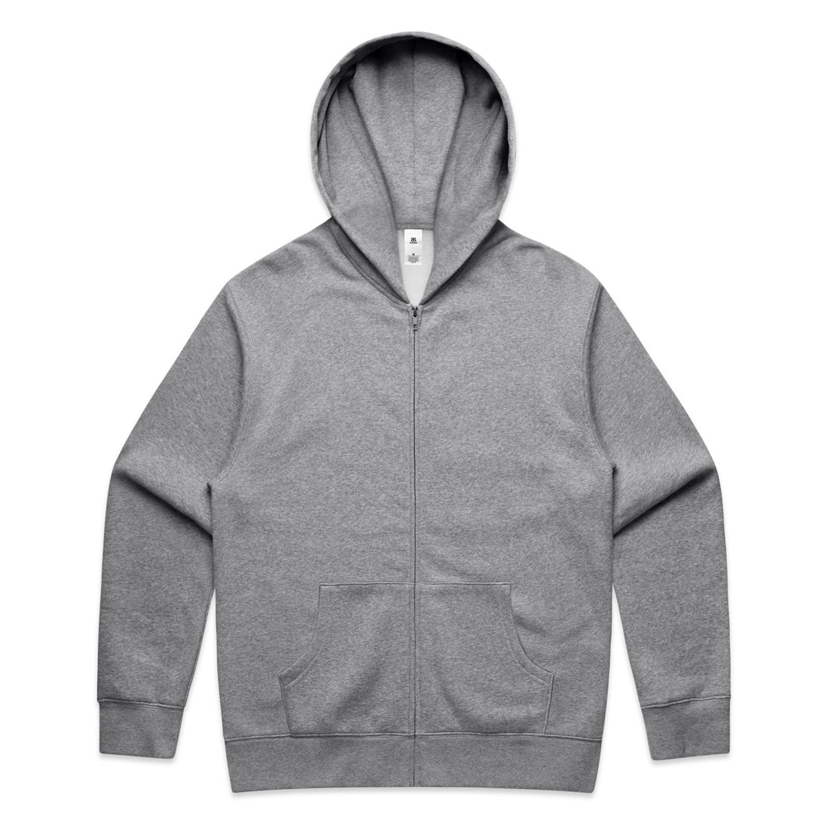 AS Colour Relax Zip Hood 5162 in Grey Marle