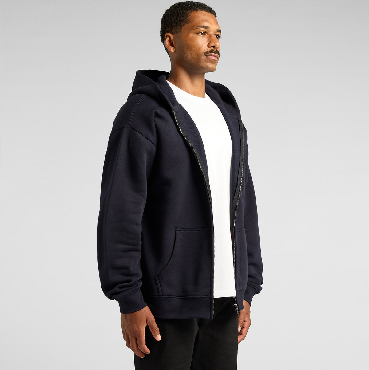 AS Colour Relax Zip Hood 5162, turned view