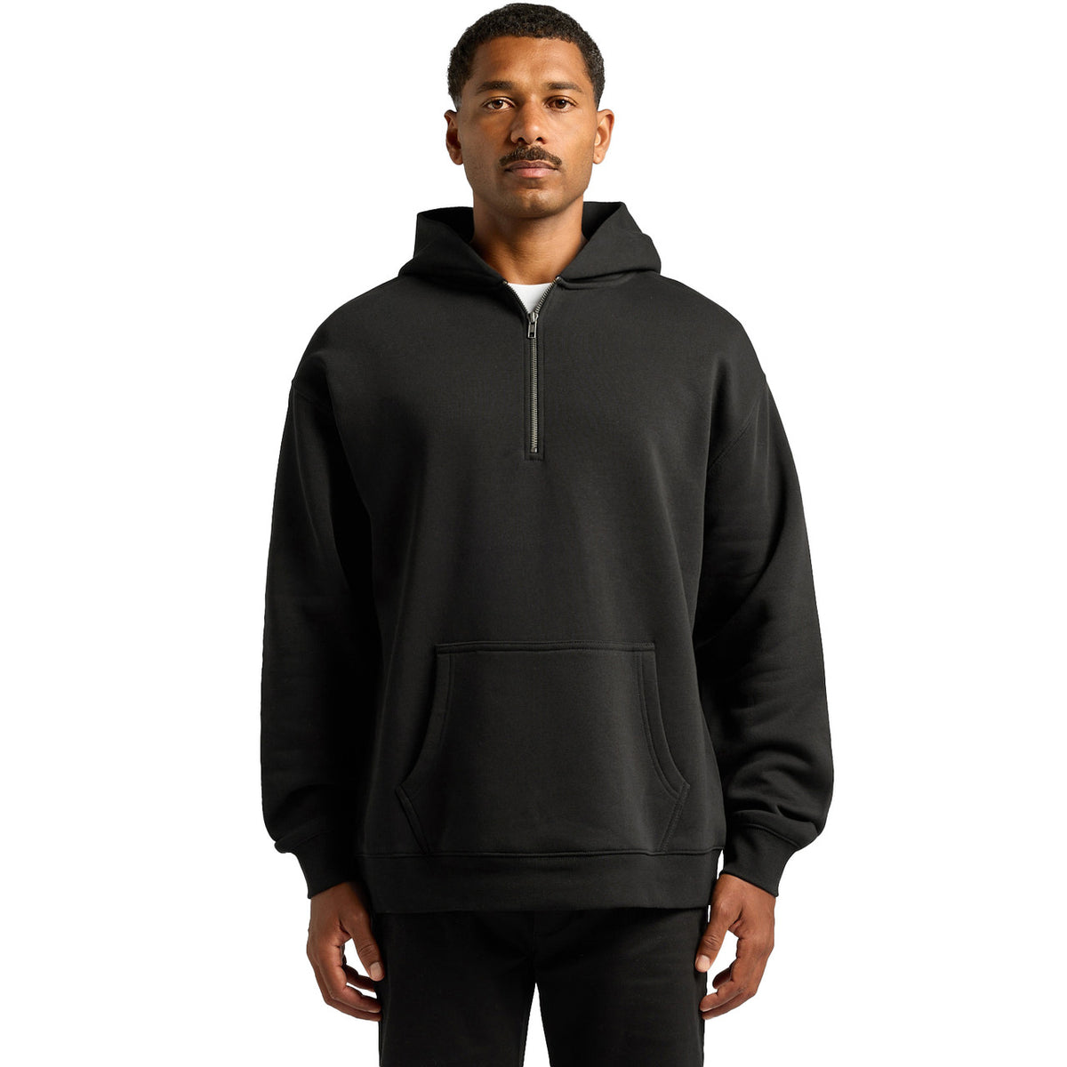 AS Colour Relax Half Zip Hood 5164, front view