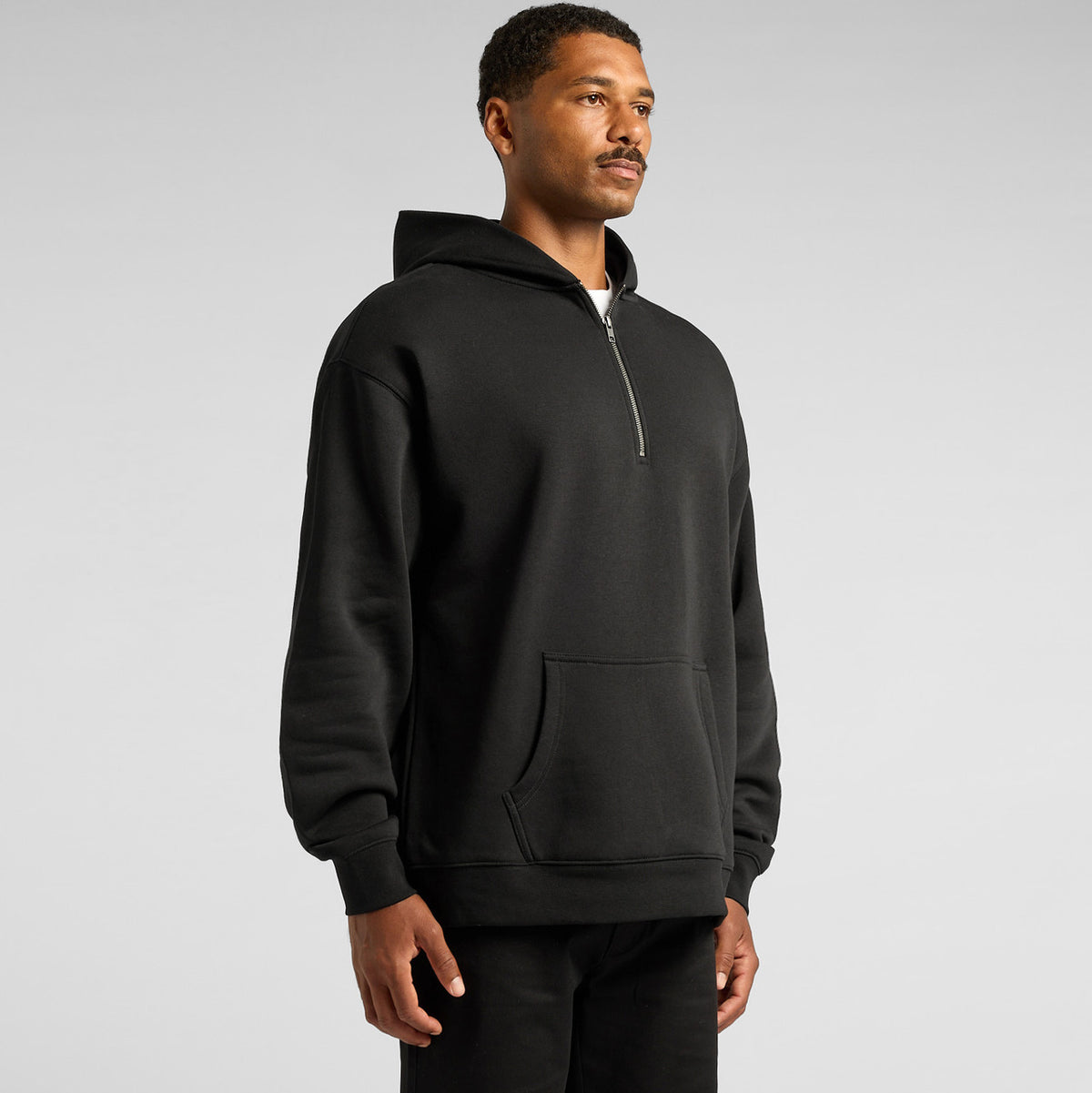 AS Colour Relax Half Zip Hood 5164, turned view