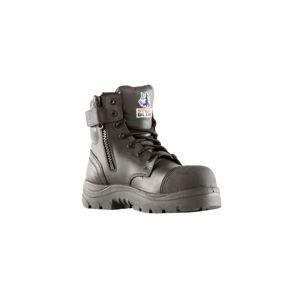 Steel Blue Ladies Argyle Zip Scuff Composite Safety Boot 518579